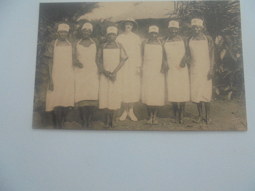 kongo-vroedvrouwen rode kruis te pawa, Enlèvement ou Envoi, 1920 à 1940, Non affranchie, Hors Europe