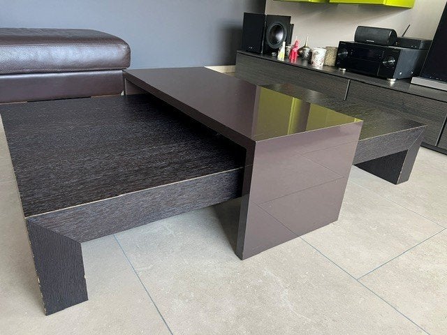 Moderne salontafel in 2 delen, Ophalen, Gebruikt, 100 tot 150 cm, 50 tot 100 cm