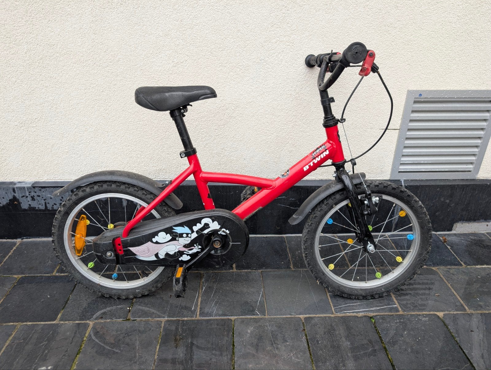 vélo pour enfants 16 pouces, Enlèvement, Utilisé, Frein sur jante, 14 à 16 pouces