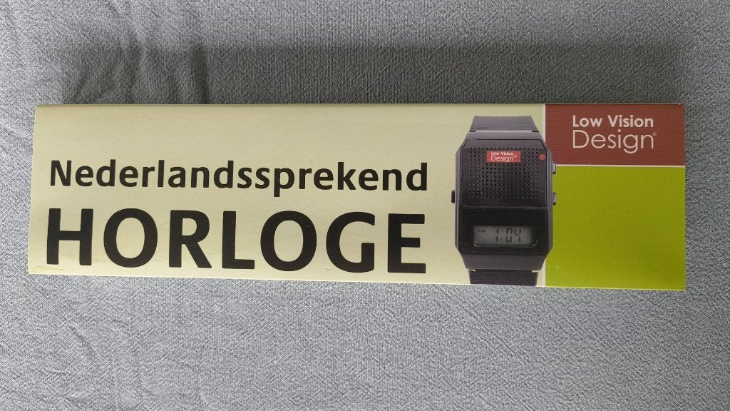 Nederlandssprekend horloge, Bijoux, Sacs & Beauté, Montres | Hommes, Montre-bracelet, Autres marques, Enlèvement ou Envoi, Comme neuf