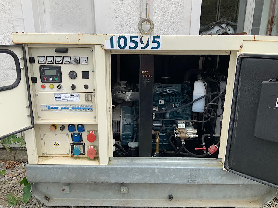Générateur Electrique Diesel, Bricolage & Construction, Générateurs, Comme neuf, Huile diesel, 10 à 30 kVA, Démarrage électrique