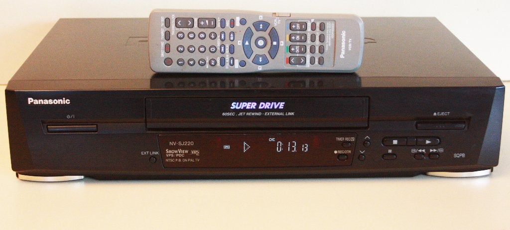 Panasonic Videorecorder Met Afstandsbediening / Super Drive, Audio, Tv en Foto, Videospelers, Ophalen of Verzenden, Zo goed als nieuw