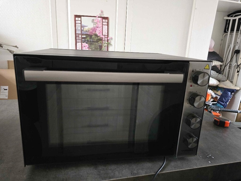 Four avec une grille et une plaque, Electroménager, Enlèvement, Utilisé, Moins de 45 cm, Four