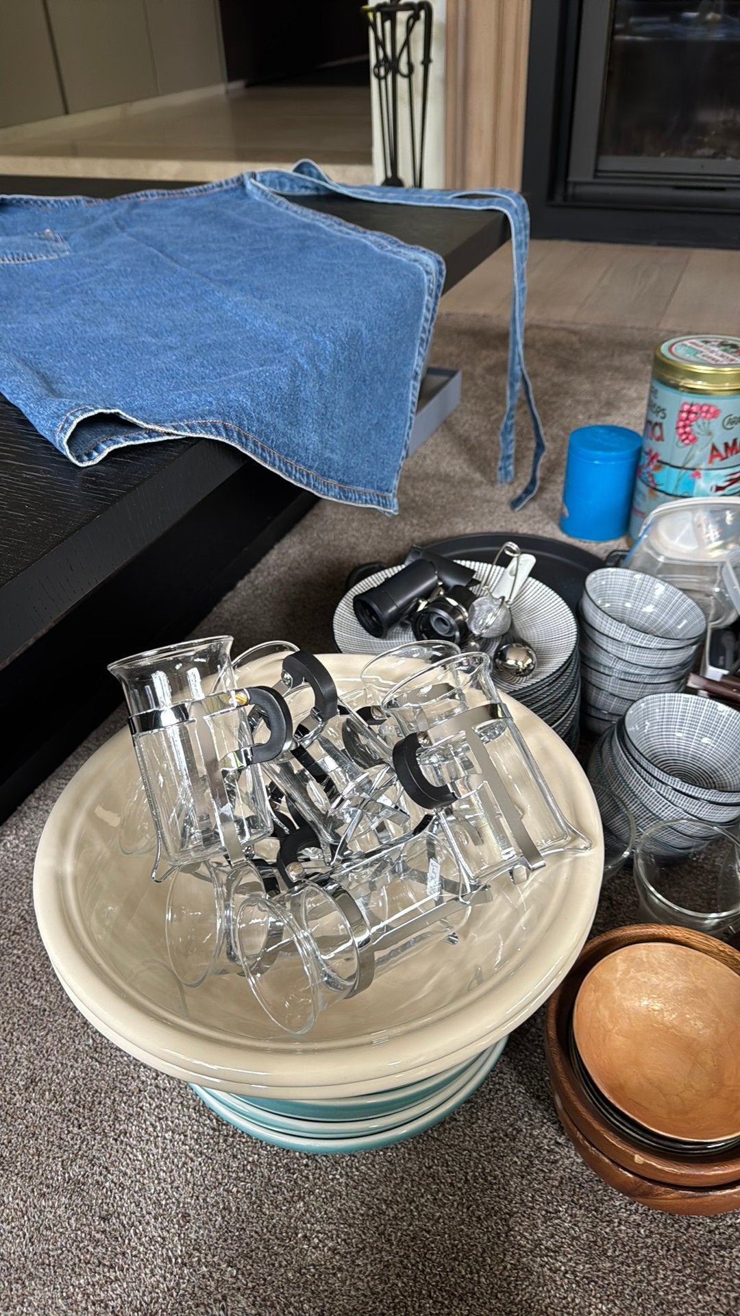 Lot d'assiettes et de plats, etc., Enlèvement, Comme neuf