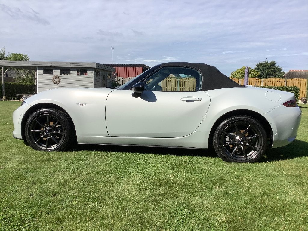 Mazda mx5, Auto's, Zwart, Cabriolet, Handgeschakeld, Particulier