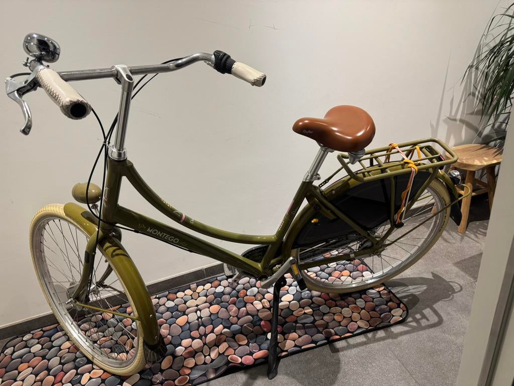 Dames omafiets zo goed als nieuw – nieuwe banden, Vélos & Vélomoteurs, Enlèvement ou Envoi, Comme neuf