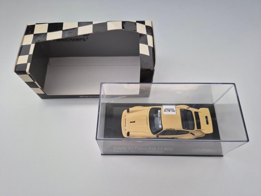 Minichamps Porsche 911 Carrera RSR 2.8 IROC 400 736301 1/43, Enlèvement ou Envoi, Comme neuf, Voiture, MiniChamps