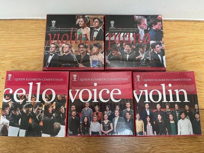 Koningin Elisabethwedstrijdboxen 2015-2019, Cd's en Dvd's, Ophalen of Verzenden, Nieuw in verpakking, Opera of Operette, Boxset