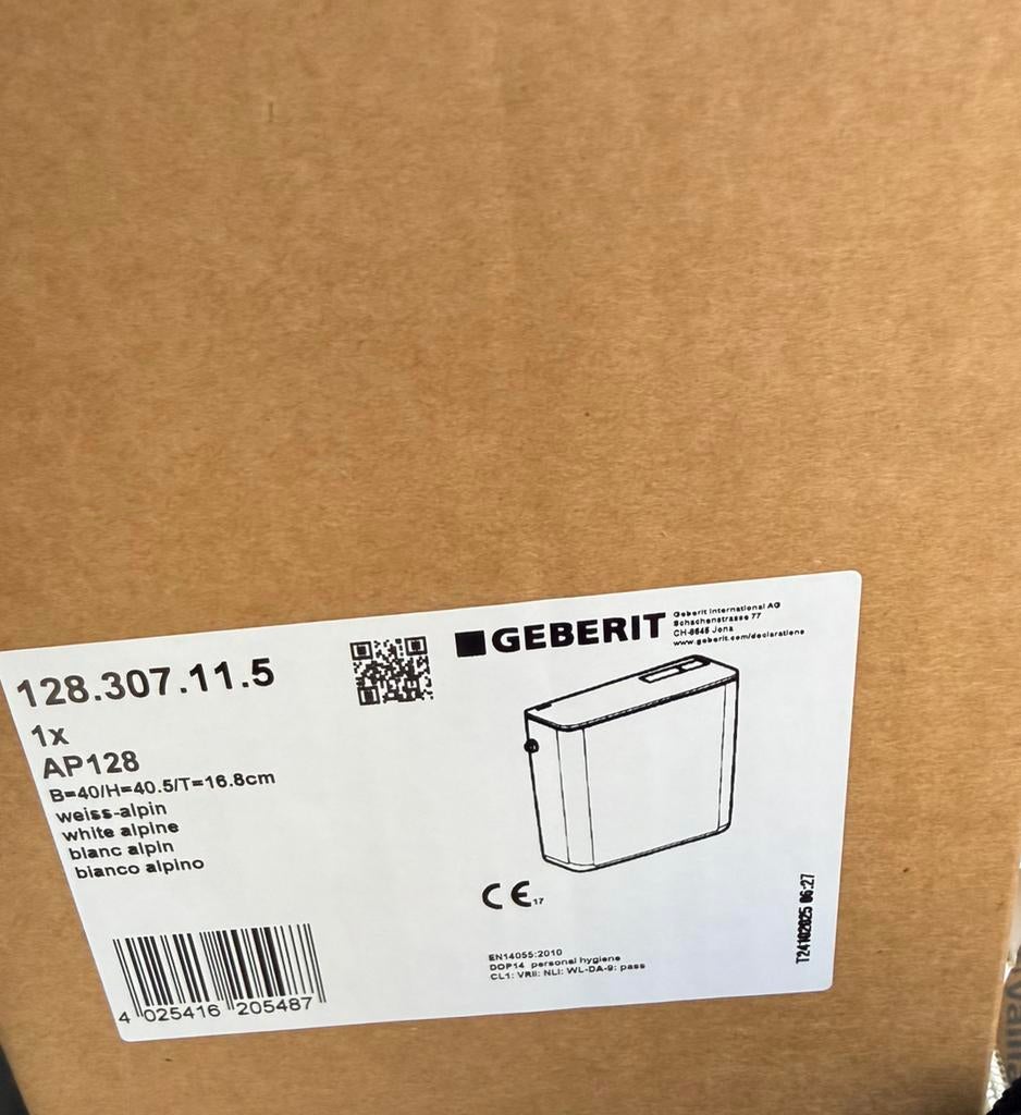 Geberit toilet reservoir nieuw, Enlèvement ou Envoi, Comme neuf
