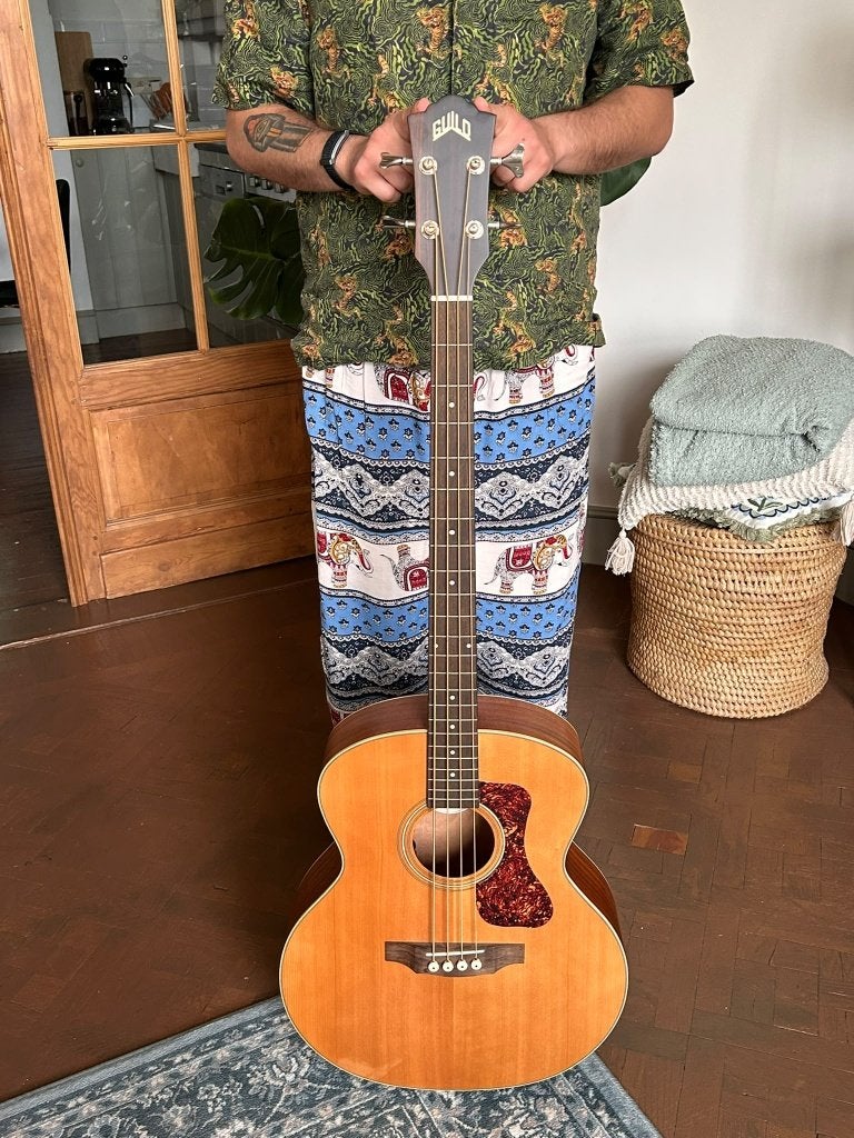 Akoestische basgitaar, Muziek en Instrumenten, Ophalen, Gebruikt, Akoestisch