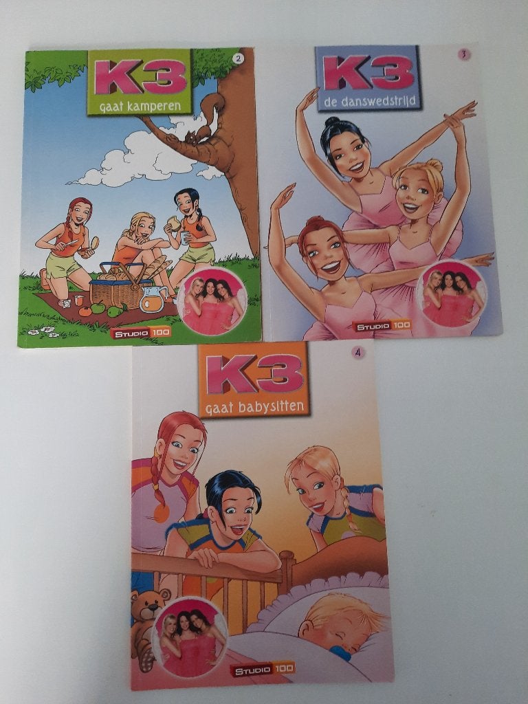 3 boekjes K3, Ophalen of Verzenden, Gelezen, Fictie algemeen