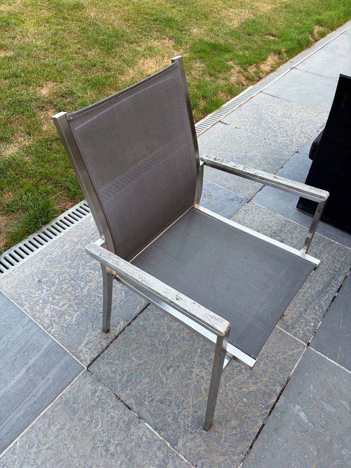 Chaises de jardin (8 pièces), Jardin & Terrasse, Enlèvement, Utilisé, Empilable
