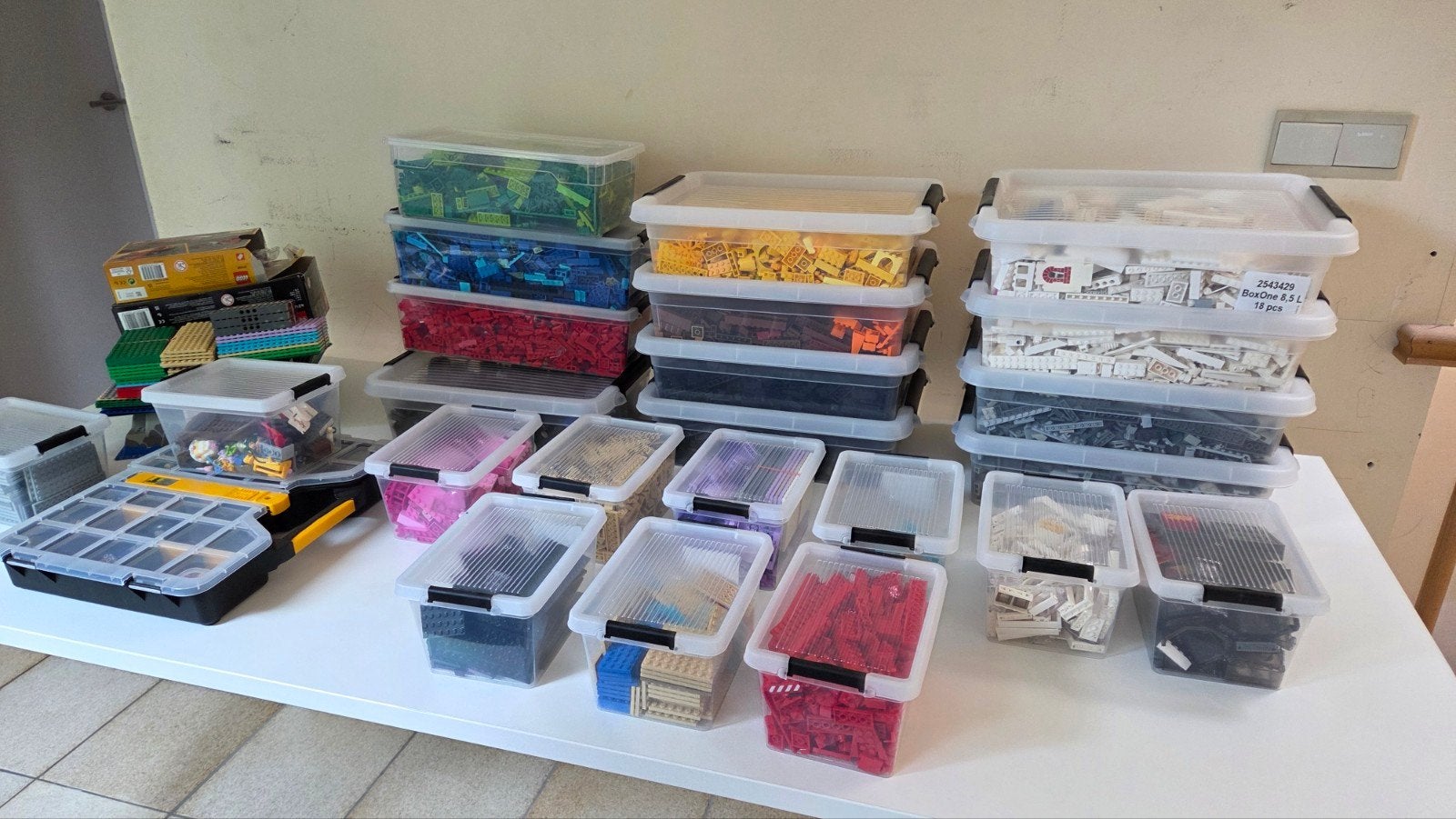 Uitgebreide set gesorteerde LEGO, Ophalen, Lego