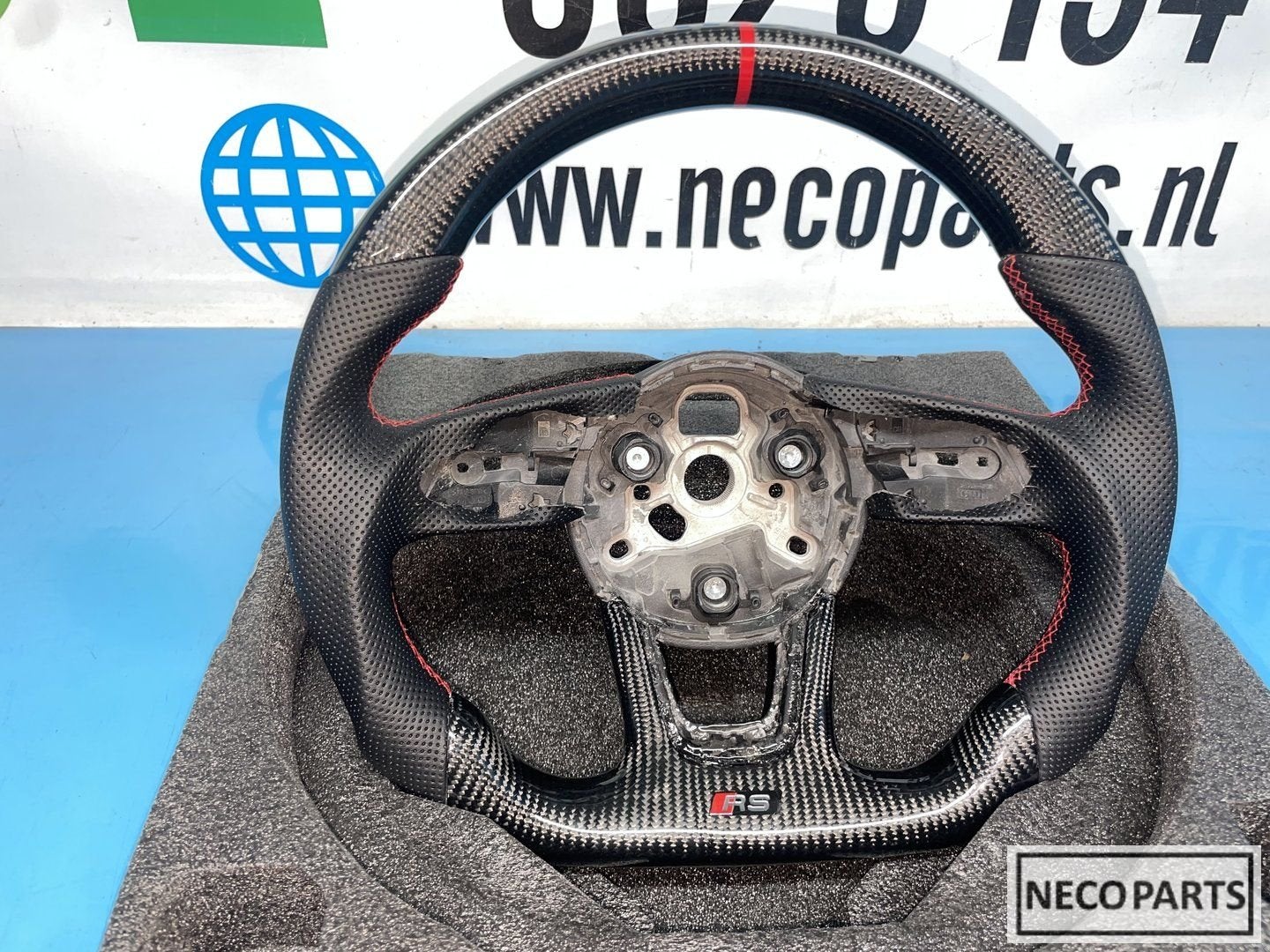 AUDI A3 8V A4 8W A5 B9 RS3 RS4 RS5 CARBON STUUR STUURWIEL, Auto-onderdelen, Besturing, Audi, Gebruikt, Ophalen of Verzenden
