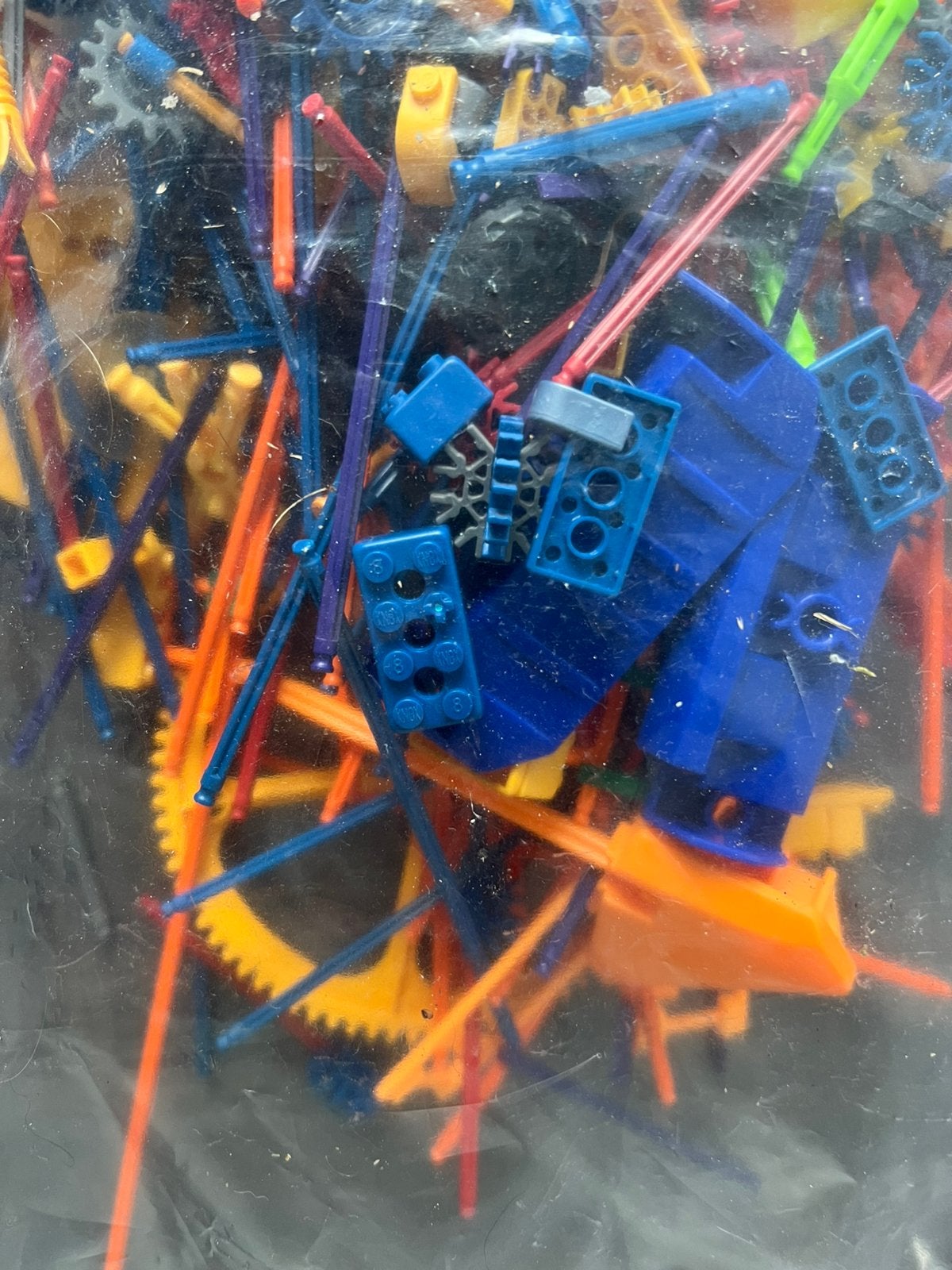 Grote zak K’nex onderdelen: bouwstenen, staven & tandwielen, Kinderen en Baby's, Speelgoed | Bouwstenen, Ophalen of Verzenden
