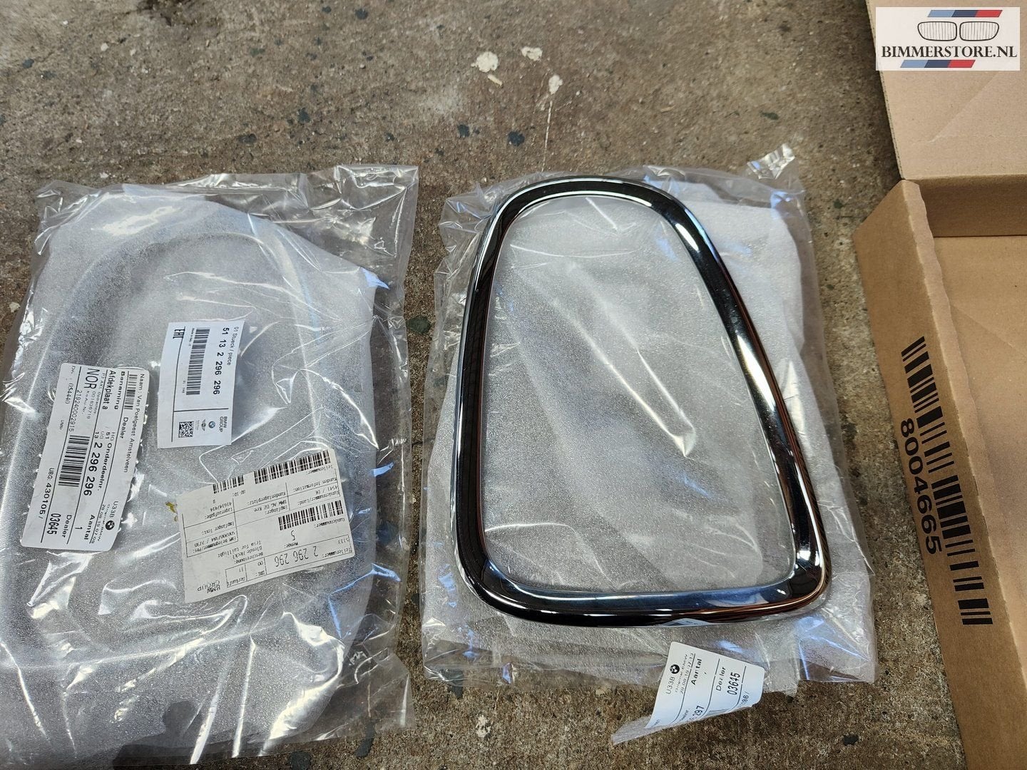 Chromen achterlicht frame set Mini R55 R56 R57 R58 R59, Neuf, -, -, -
