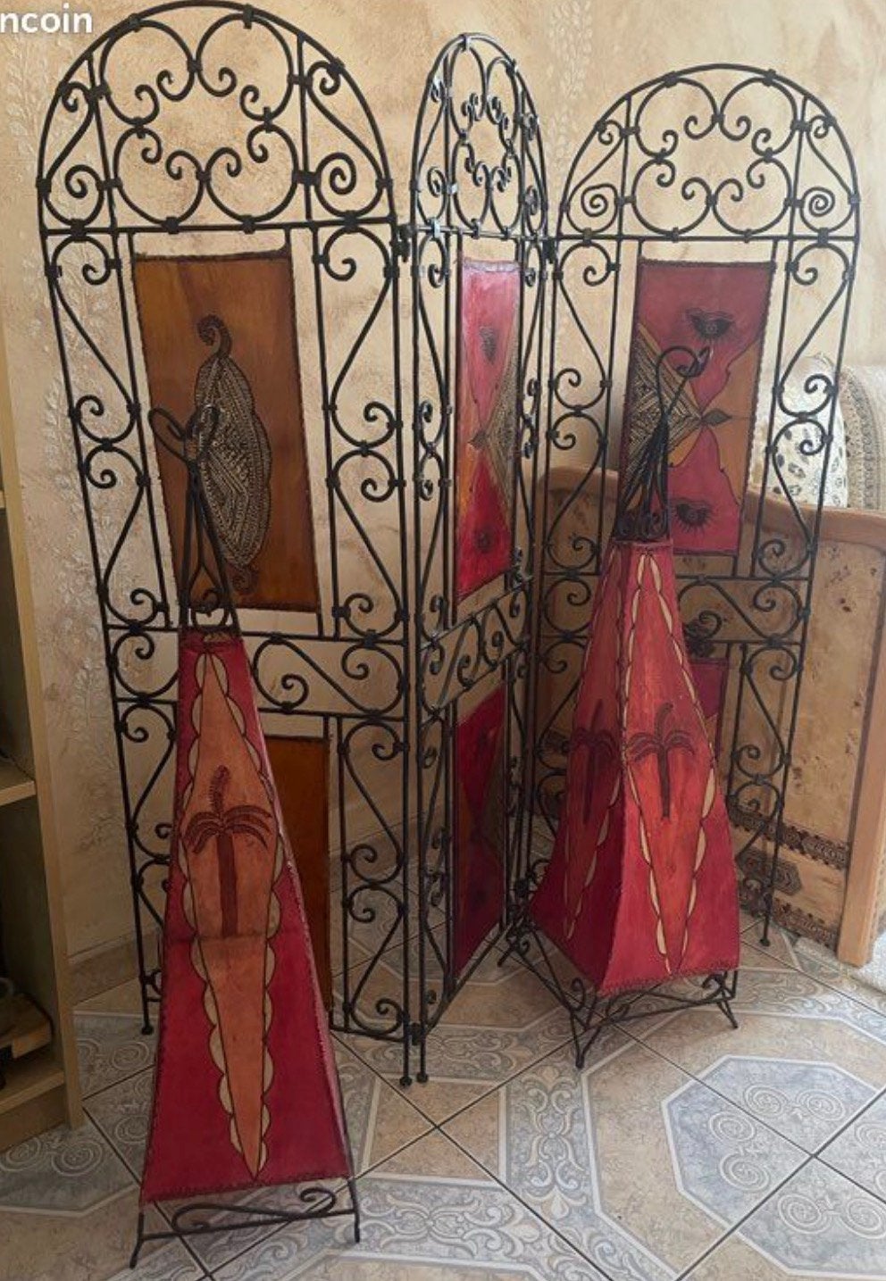 Décoration marocaine en fer forgé, Enlèvement, Comme neuf