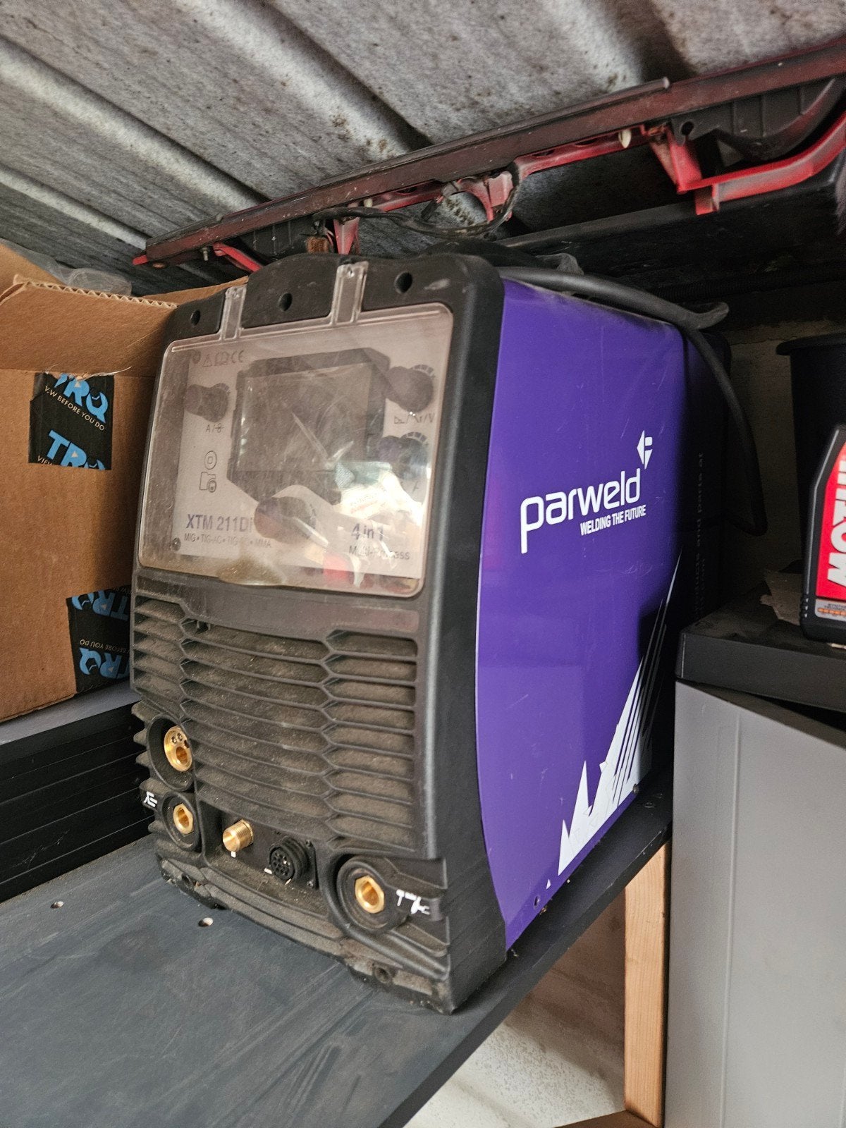 Parweld xtm211Di 4in1 (kapot), Enlèvement