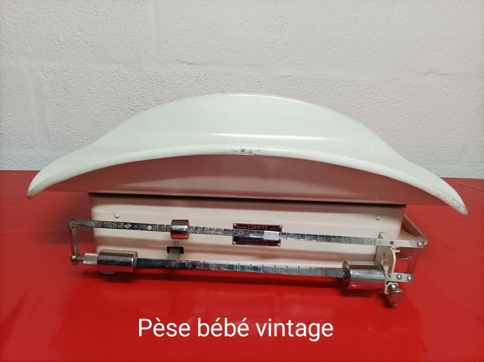 pèse bébé Vintage, Enlèvement