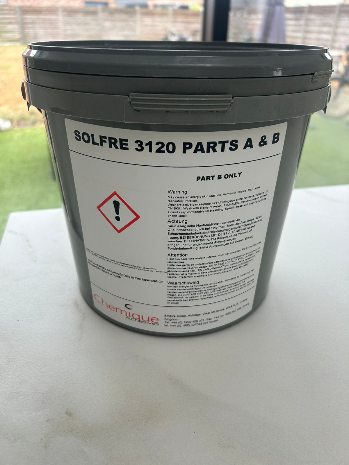 Solfre 3120 parts A+B, Doe-het-zelf en Bouw, Ophalen, Nieuw