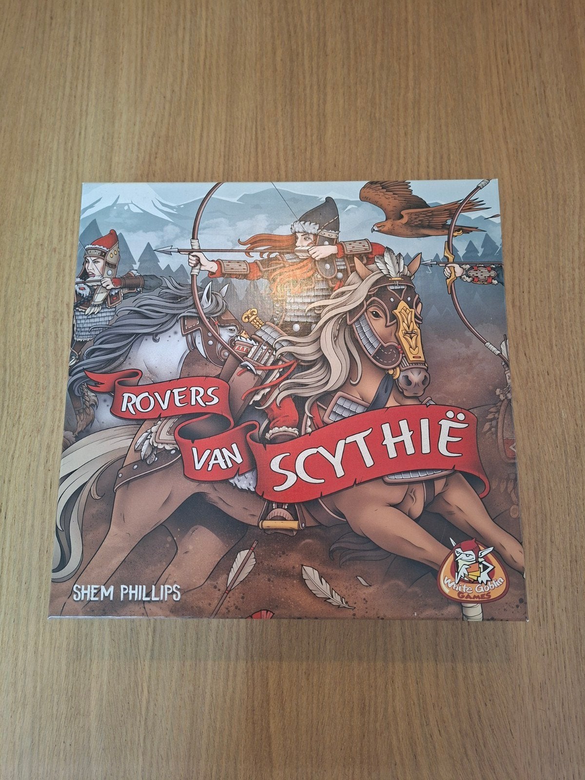 Rovers van Scythië met inserts, Drie of vier spelers, Ophalen of Verzenden, Zo goed als nieuw, White Goblin Games