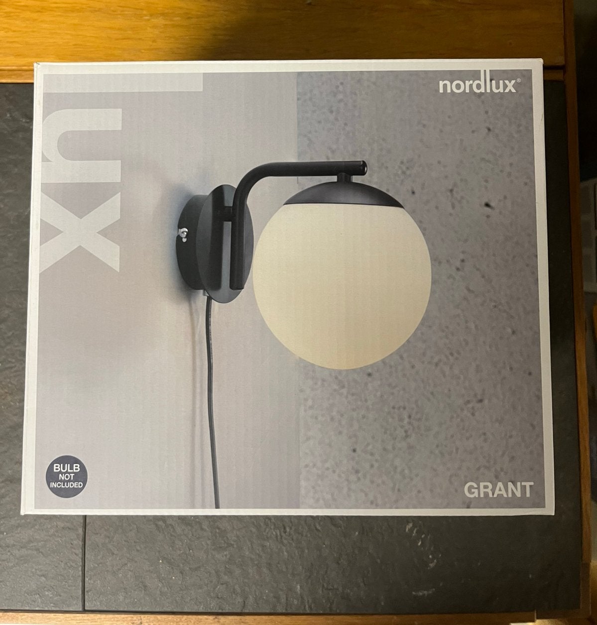 Grant lux buitenlamp zwart, Tuin en Terras, Buitenverlichting, Ophalen of Verzenden, Nieuw