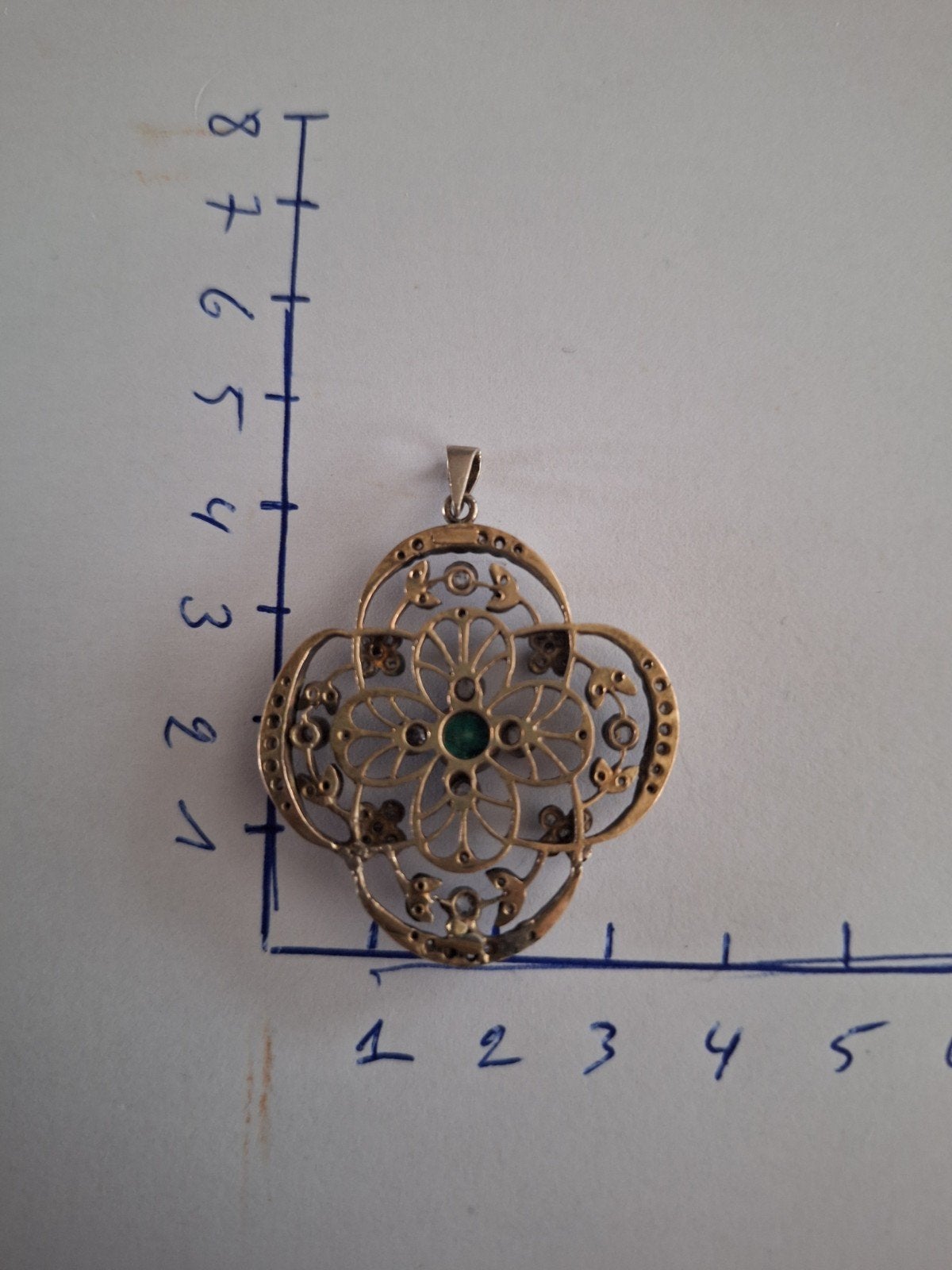 antiek hanger in goud, Ophalen, Goud, Hanger