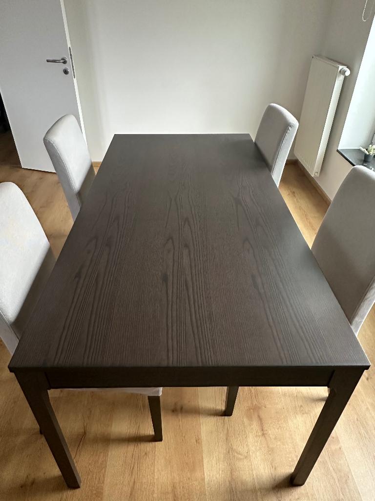 Table à manger Ikea Ekedalen 180x90cm en très bon état, 150 à 200 cm, Cinq personnes ou plus, Comme neuf, Enlèvement