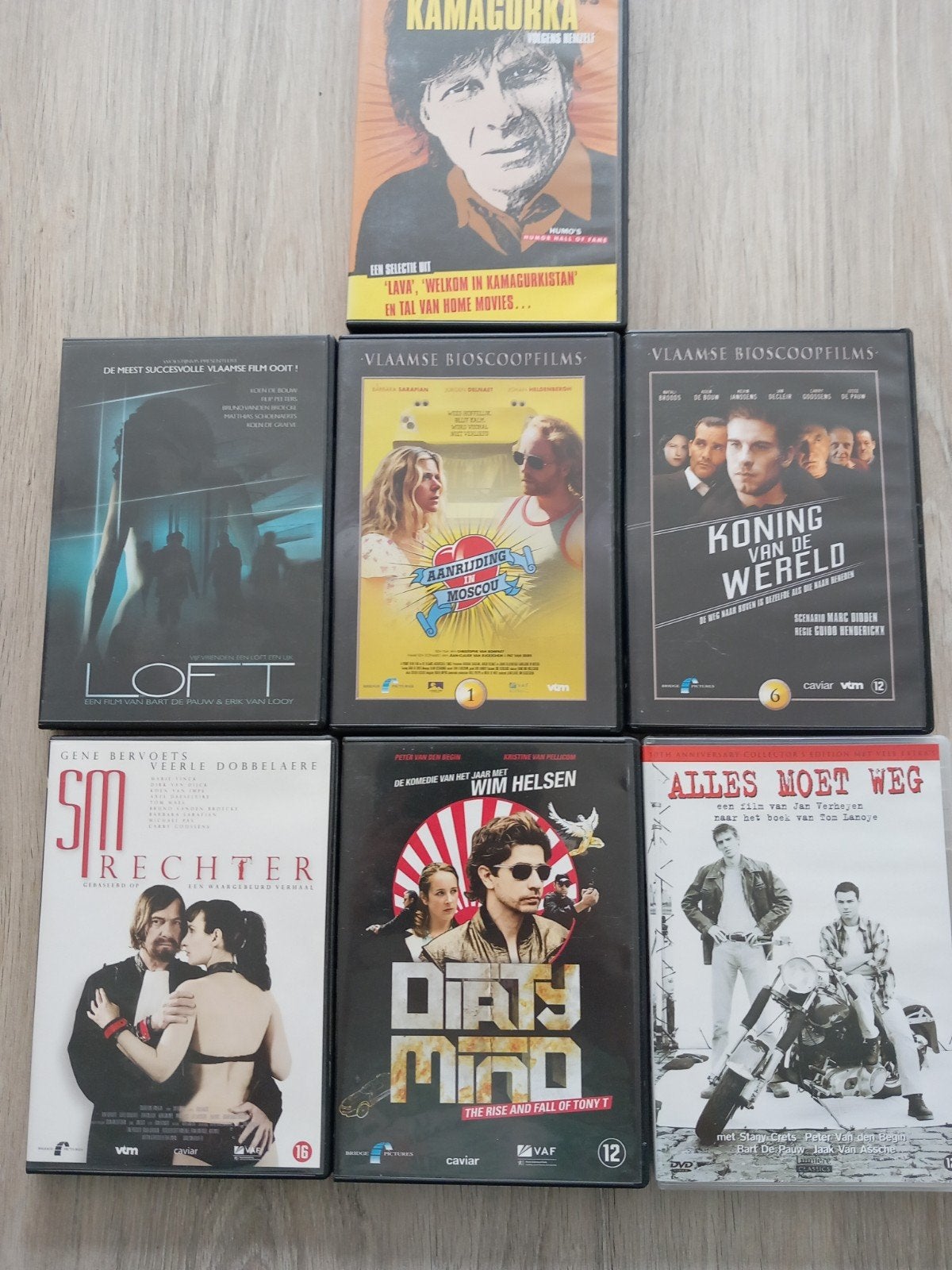 Diverse Vlaamse films, Ophalen