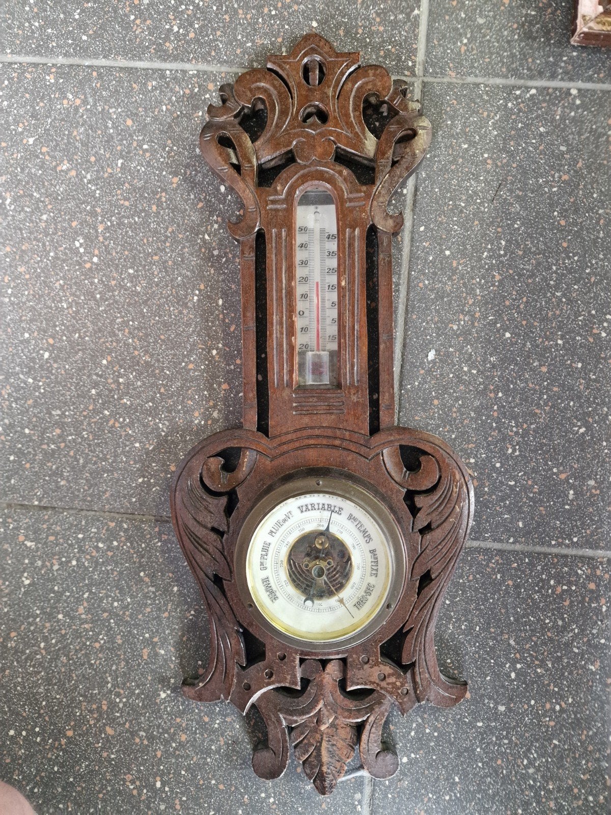 Oude barometer, Ophalen, Barometer