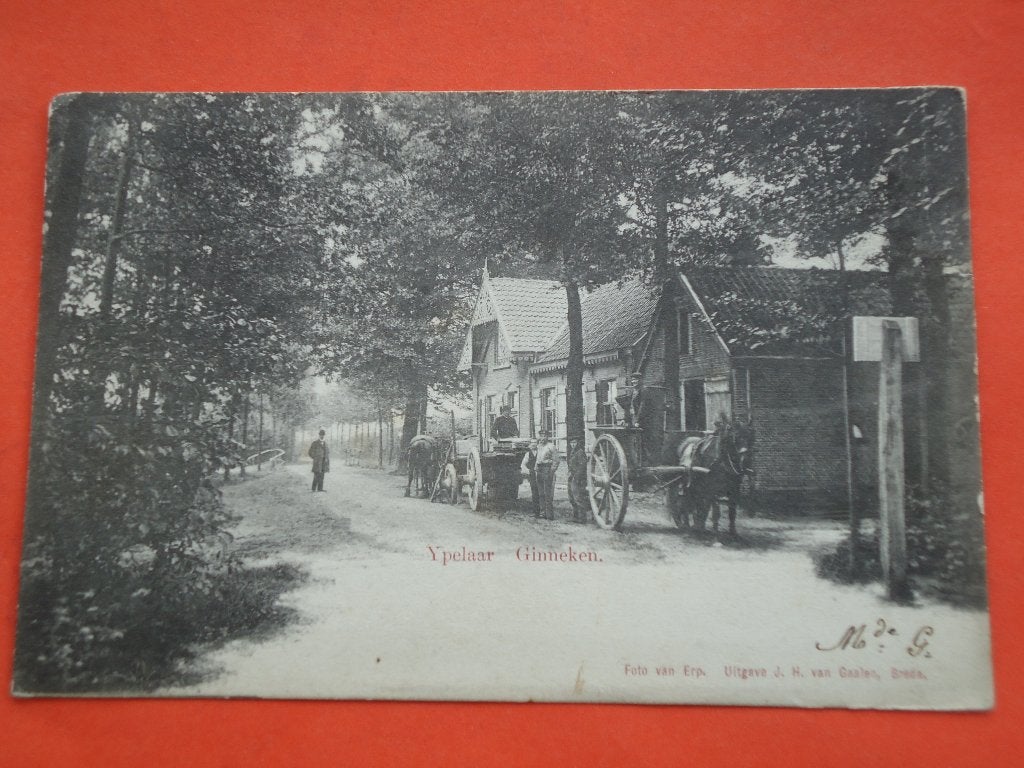 Noord-Brabant > Breda Ypelaar Ginneken, Collections, Cartes postales | Pays-Bas, Enlèvement ou Envoi, Avant 1920, Affranchie, Brabant du Nord/ Brabant Septentrional