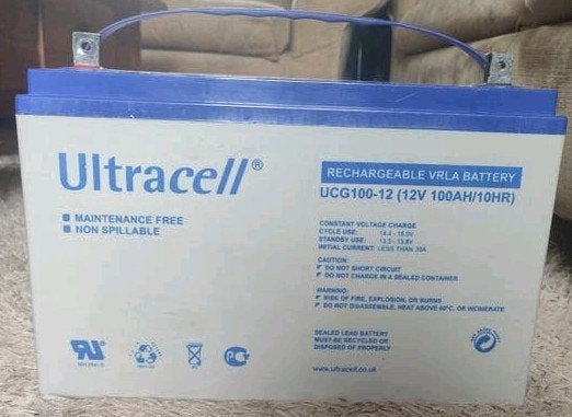 Batterie Gel Ultracell 100Ah pour camping-car, Caravanes & Camping, Enlèvement