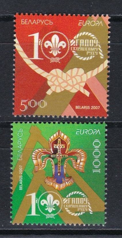 Wit Rusland 2007 - CEPT nr 663 - 664 **, Ophalen of Verzenden, Overige landen, Postfris