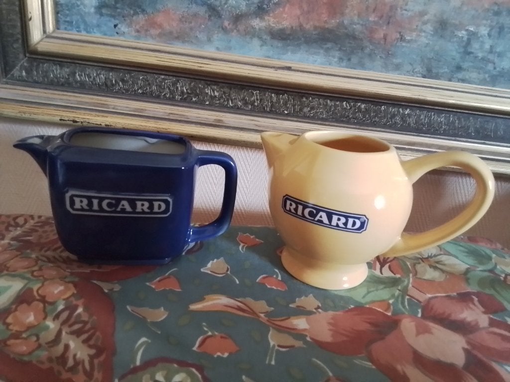 RICARD 2 PETITES CARAFES HAUTES +- 8 cm, Enlèvement, Neuf, Autres types