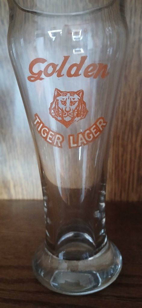 Glas golden tiger .. de blieck aalst, Enlèvement ou Envoi, Utilisé