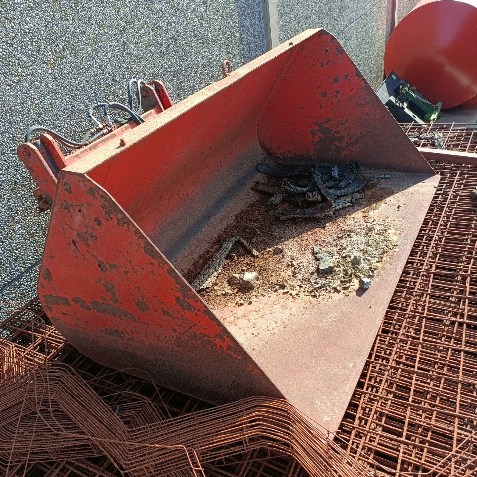 Bac pour chariot élévateur., Enlèvement, Utilisé, Fer