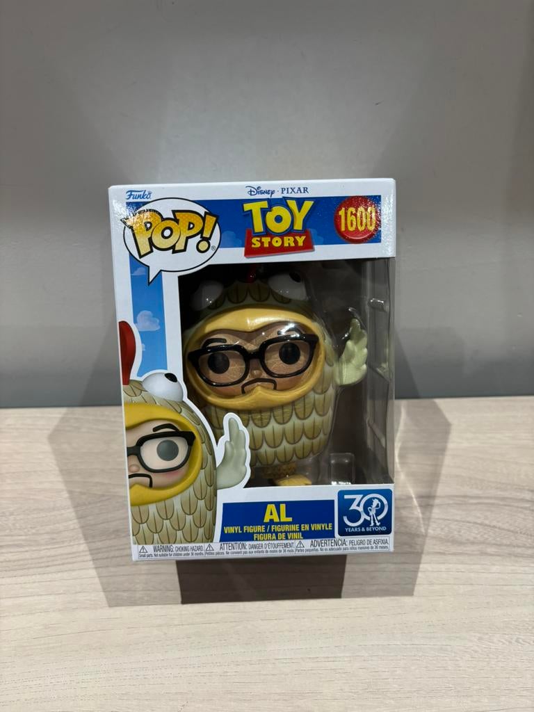 Funko Pop! Disney Toy Story AL in Chicken Suit 1600 30 Years, Verzamelen, Ophalen of Verzenden, Zo goed als nieuw