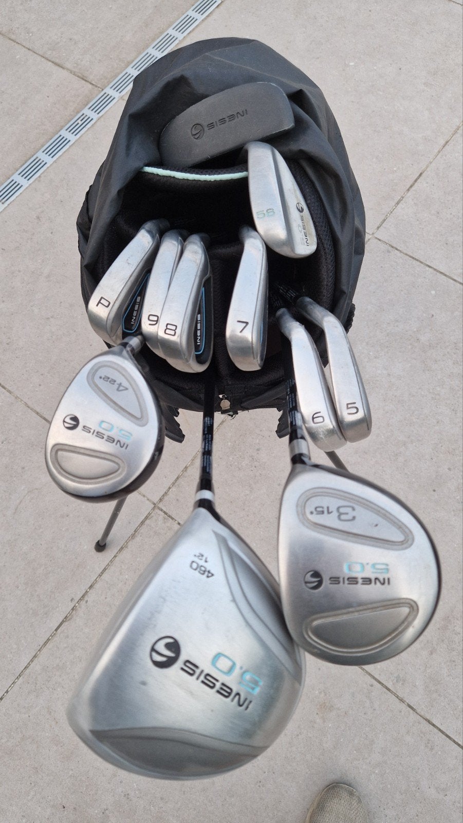 InInesis 5.0 beginners golfset - dames rechtshandig – comple, Sport en Fitness, Golf, Ophalen, Gebruikt, Set, Overige merken