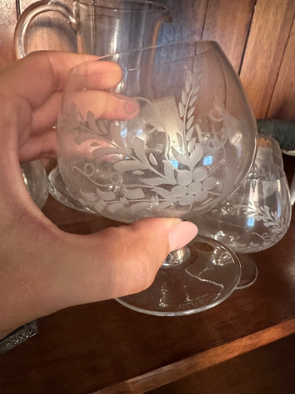 Val st lambert cognacglazen, Antiek en Kunst, Ophalen