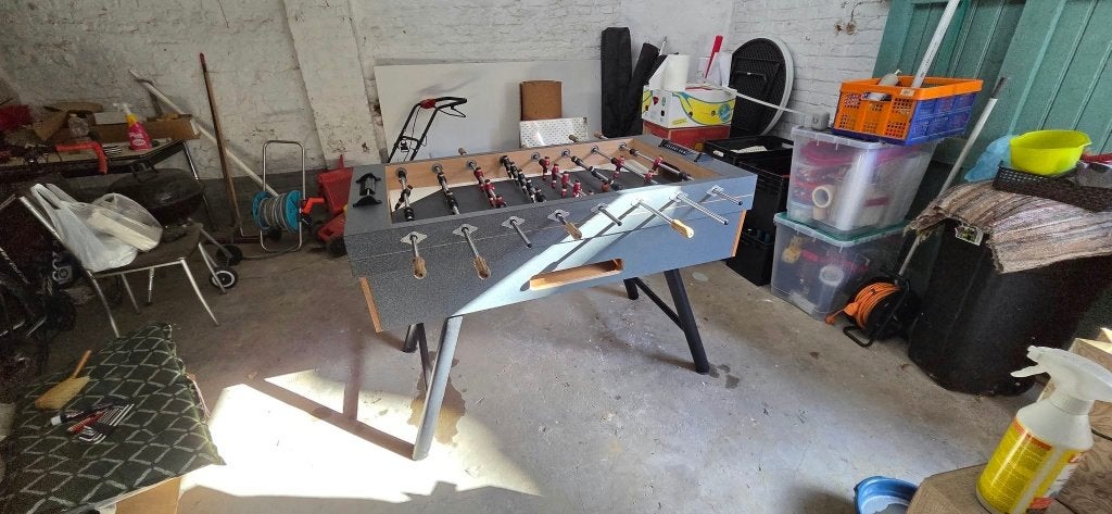 Boîte de baby-foot professionnelle en bois, Enlèvement, Comme neuf
