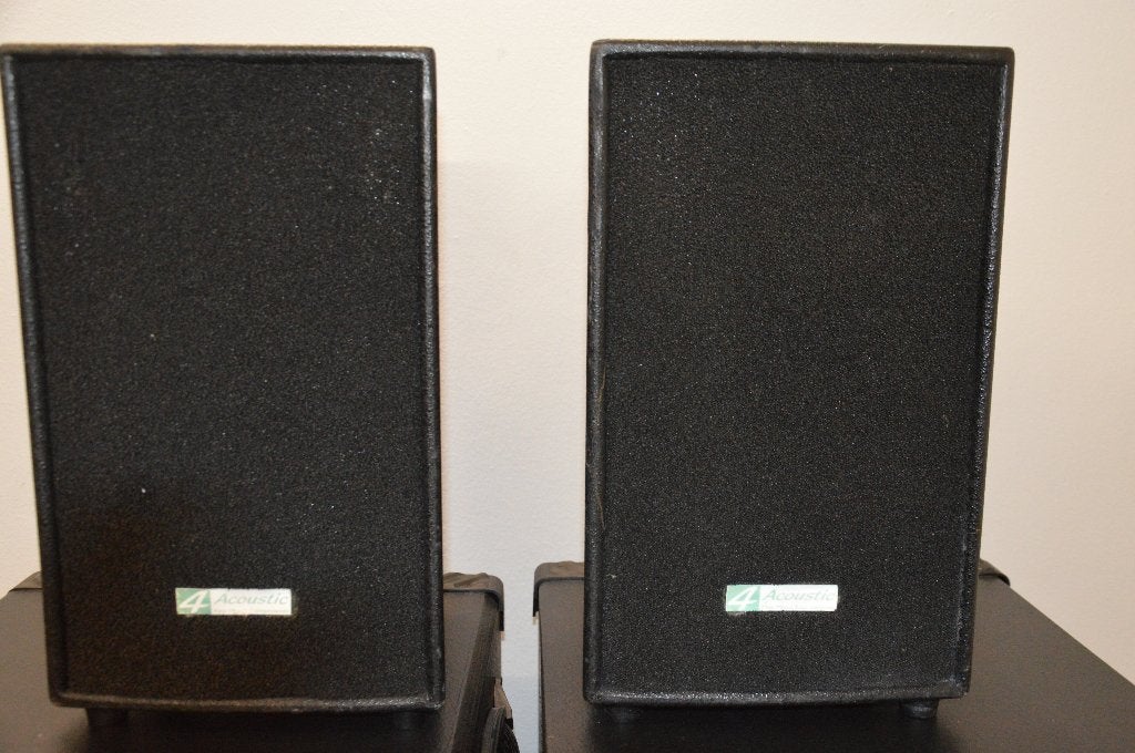 2 X BOXEN VAN HET MERK 4 ACOUSTIC TRIAS 1000, Overige typen, Zo goed als nieuw, 60 tot 120 watt, Ophalen