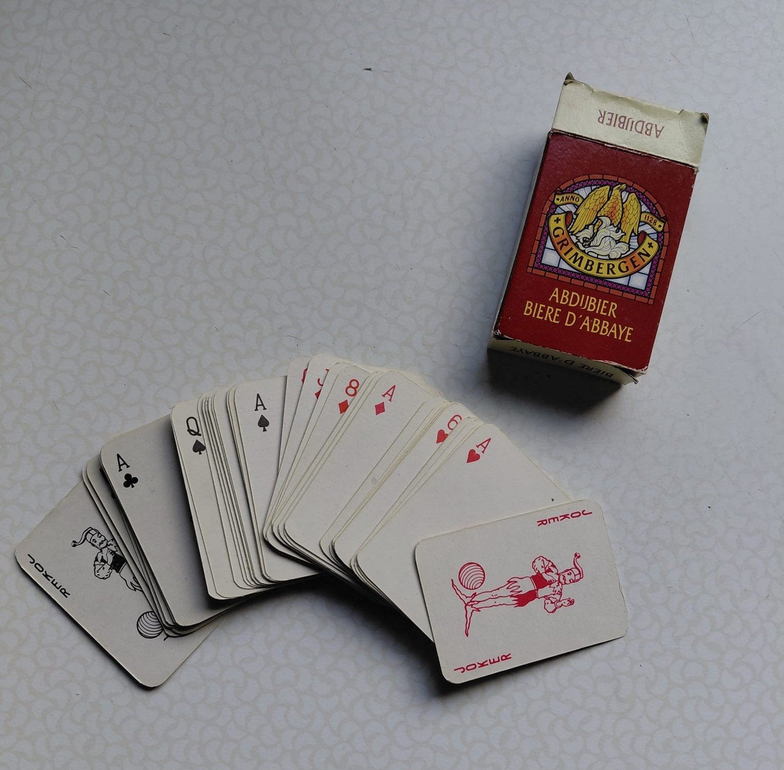 Mini-kaartspel abdijbier Grimbergen ♥️♣️♦️♠️, Verzamelen, Ophalen of Verzenden
