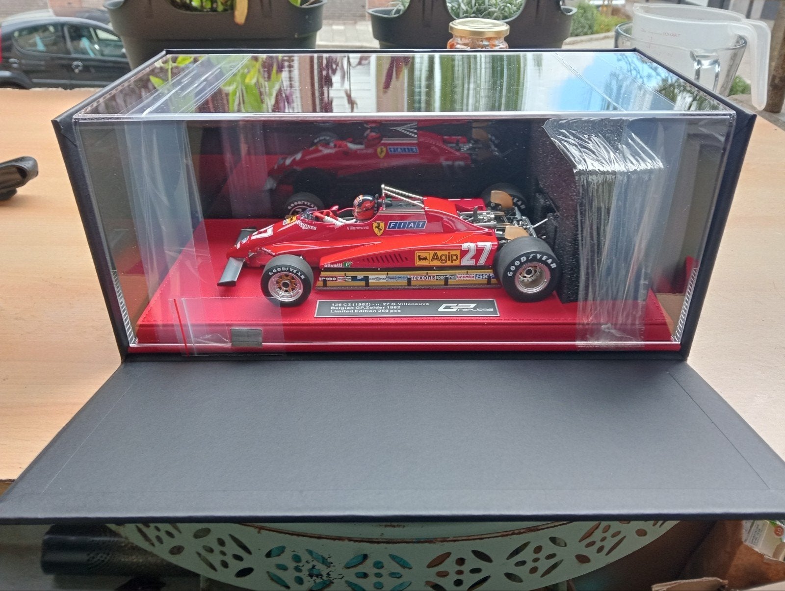 GREPLICA 1:18 FERRARI 126 C2 limitée à 250 pièces GILLES VIL, Hobby & Loisirs créatifs, Enlèvement ou Envoi, Neuf, Voiture, Autres marques