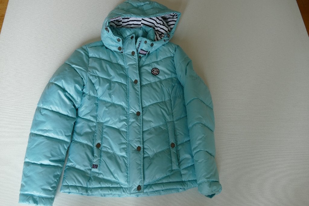 winterjas Voile Bleue: small, Blauw, Ophalen of Verzenden, Zo goed als nieuw, Maat 36 (S)