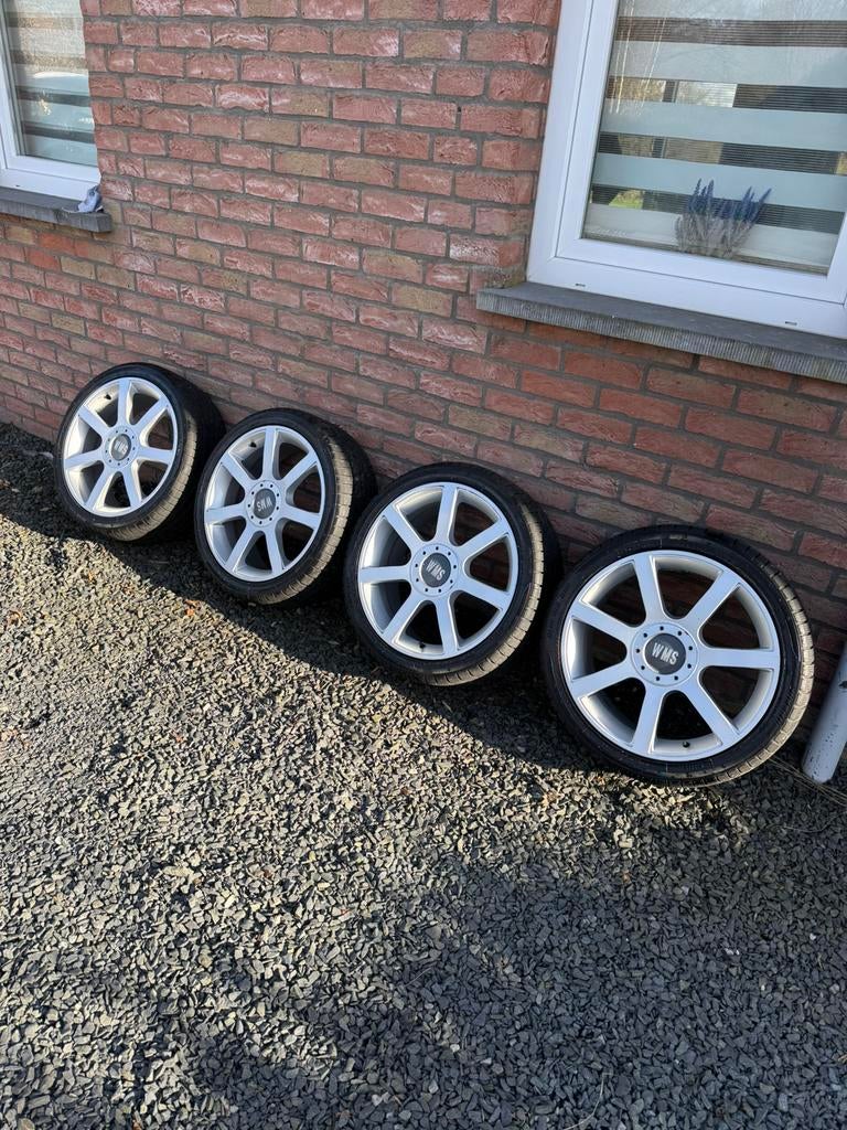 Superbe pack 4 jantes 18” + pneus 225/40/18 6 mm, Enlèvement, 18 pouces, Pneu(s)