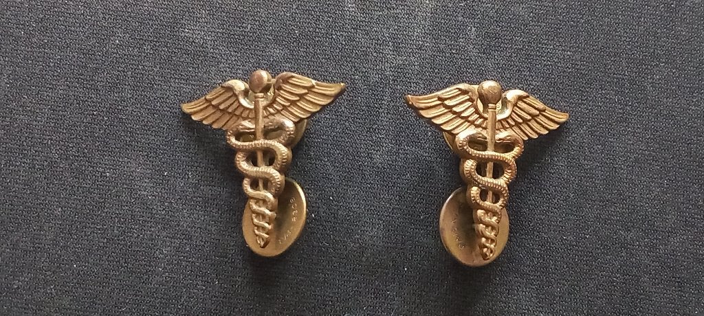 Insigne US médical département, Collections, Enlèvement ou Envoi, Autres, Ruban, Médaille ou Ailes