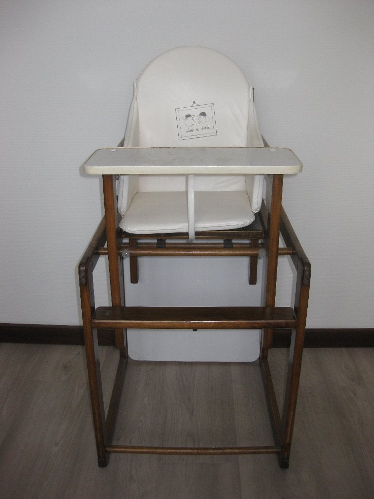 houten babystoel, Kinderen en Baby's, Kinderstoelen, Ophalen, Gebruikt, Meegroeistoel