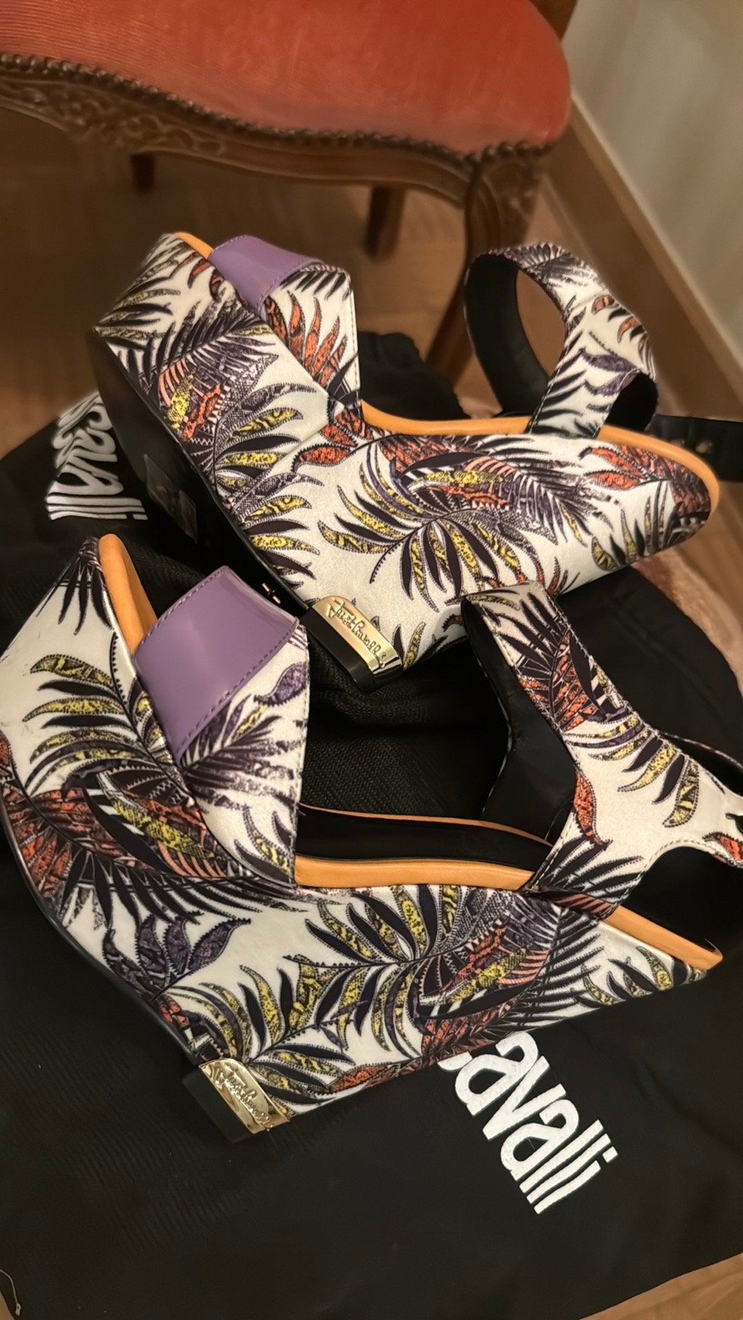 Just Cavalli plateau sandalen maat 35 – zeer mooie staat, Ophalen of Verzenden, Zo goed als nieuw