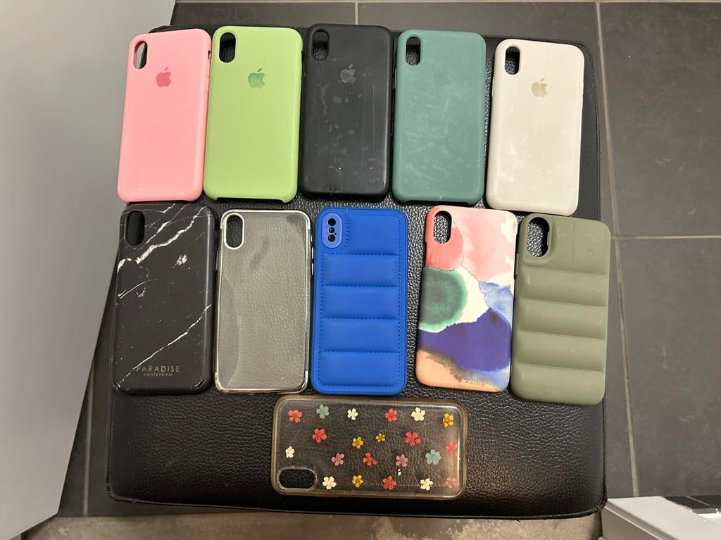 11 Apple I Phone X hoesjes, Enlèvement ou Envoi, Comme neuf, Apple