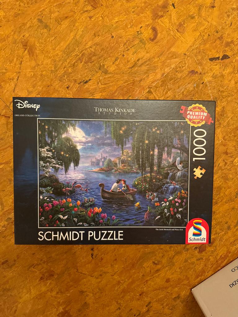Schmidt puzzel de kleine zeemeermin, Enlèvement, 500 à 1500 pièces, Utilisé, Puzzle